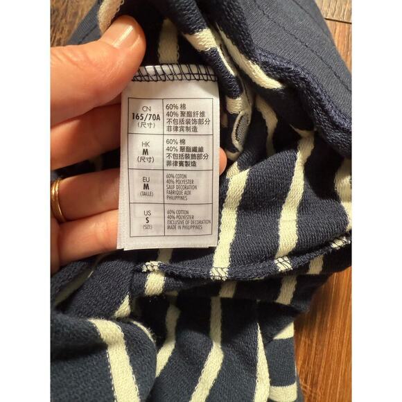 NWT Disney Mickey Mouse Navy White Striped Pajama Lounge Pants Sz Small - Picture 5 of 6